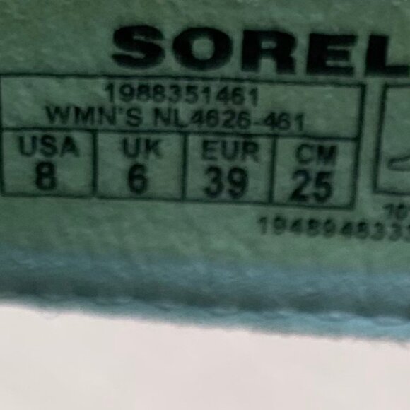 Sorel Cameron Suede Lace-Up Flatform Wedge Sandals Sz8 - Picture 13 of 16